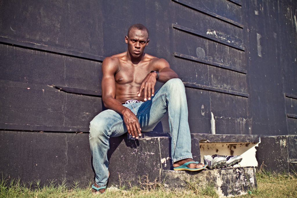 bolt running puma brand sport shooting photo Kingston