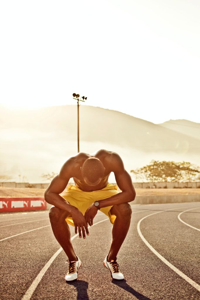 bolt running puma brand sport shooting photo Kingston